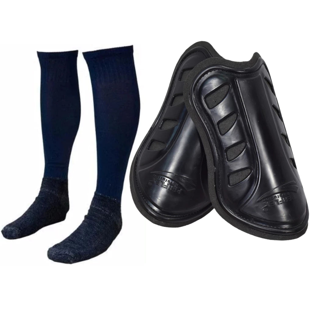 Caneleira Futebol Meião PerFlex New