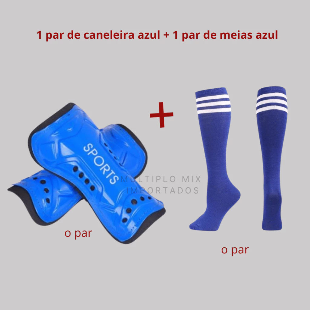 Caneleira Futebol Meião Elegance