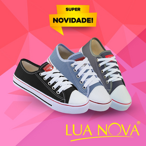 Tênis Feminino Adulto Cano Baixo Star Lua Nova