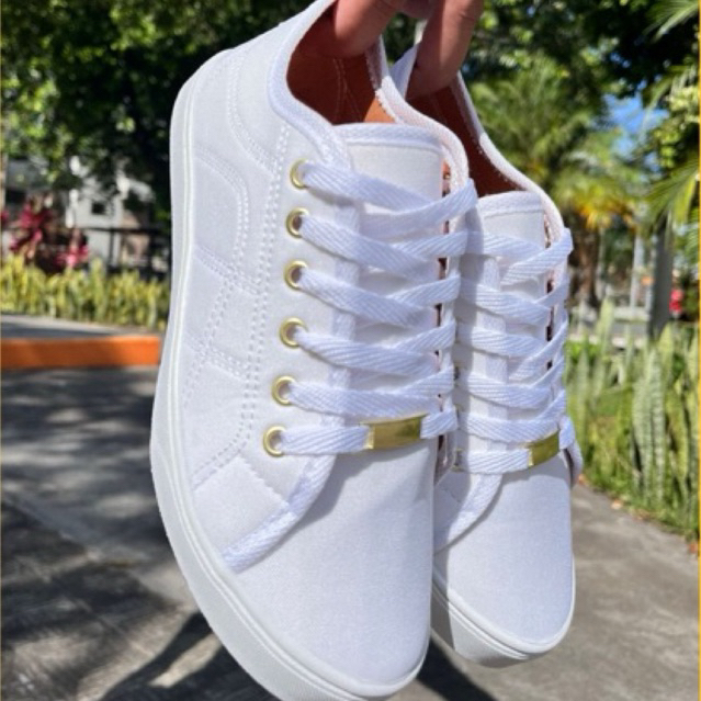 Tênis Feminino Branco Confortável Sannini