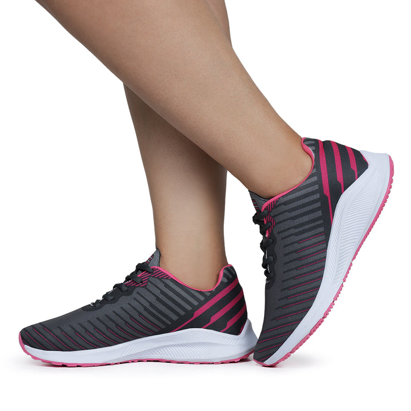 New Try Ascension Pink Running Shoes