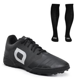 Society Pro Soccer Black Sock Boot