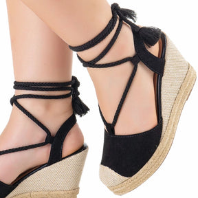 Sandália Feminina Anabela Espadrille GiGiL