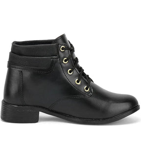 Bota Botinha Casual Cano Curto Feminina Zina - Teus Pulos