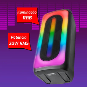 Caixa de Som Multimídia com Iluminação RGB: - Teus Pulos