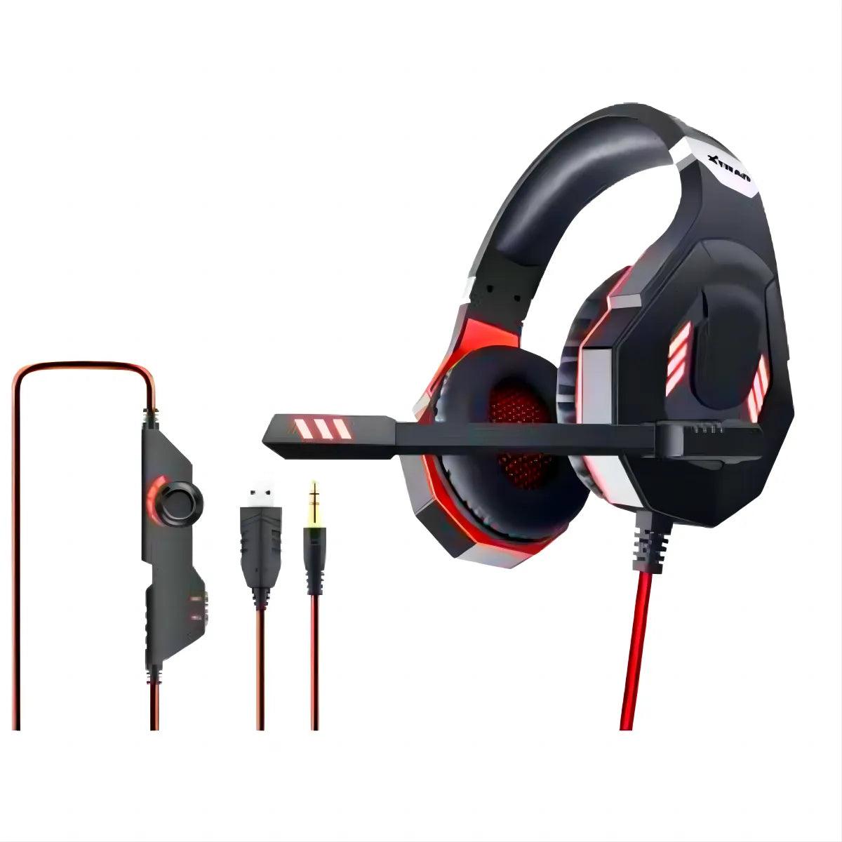 TECHA GAMER PRO Fone de ouvido Headset Gamer - Teus Pulos