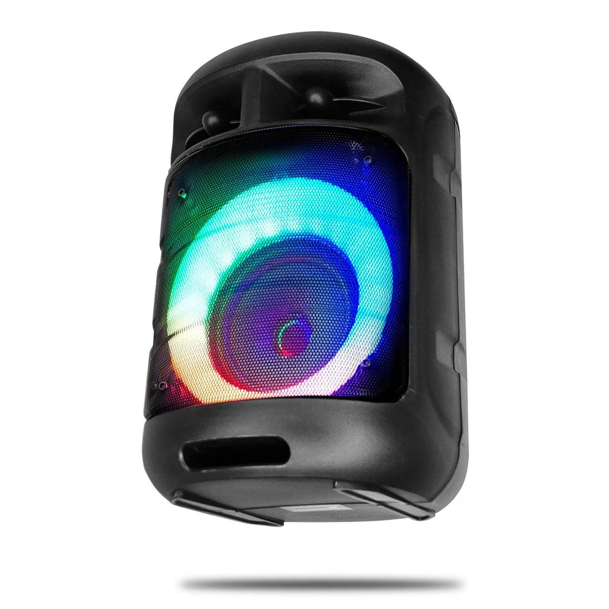 Caixa de Som Portátil Bluetooth LED RGB Luz, TWS Wireless, RGB, XDG-95 - Teus Pulos