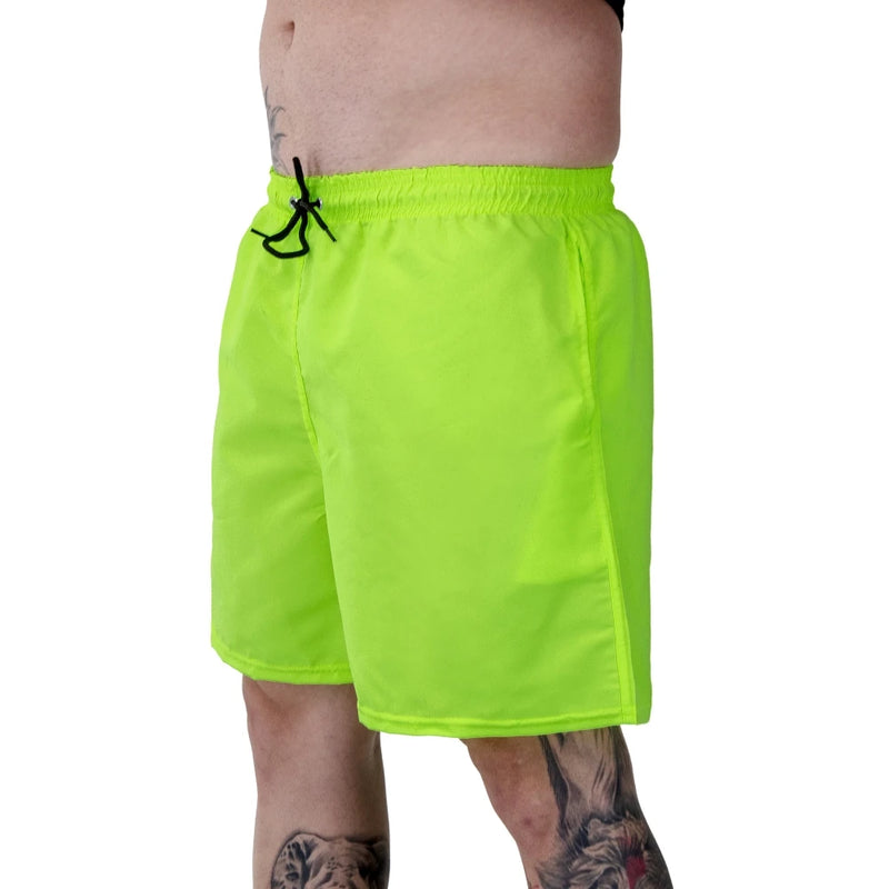 Kit 5 Shorts Básico Tactel Swin Cores Neon - Teus Pulos