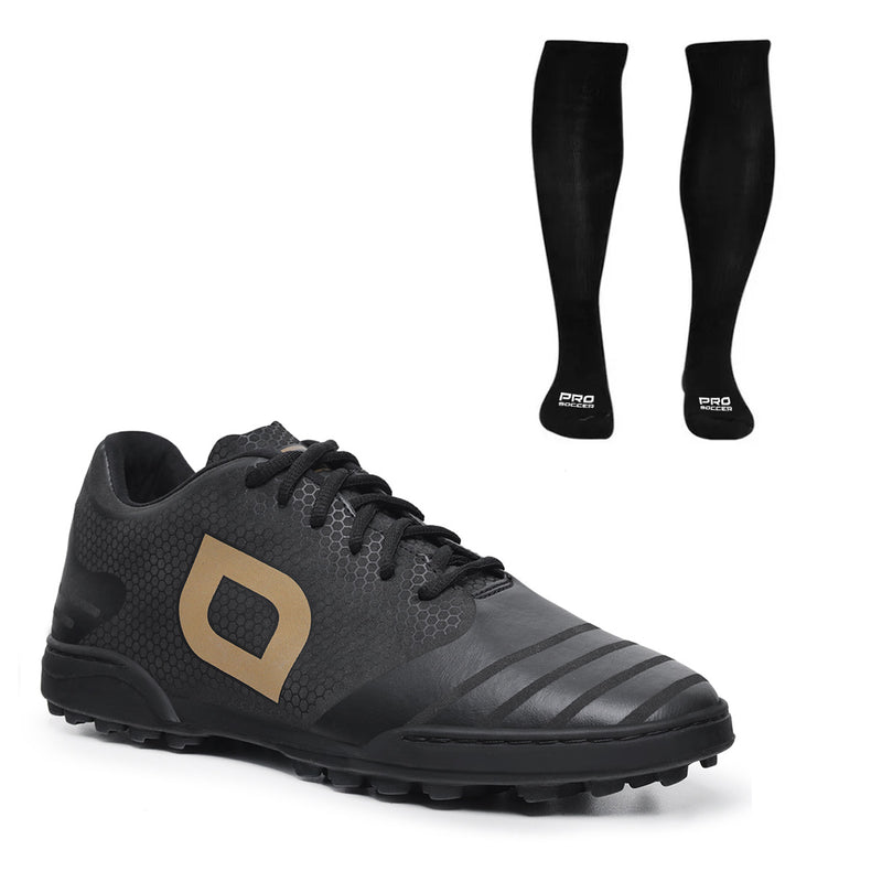 Society Pro Soccer Gold Sock Boot