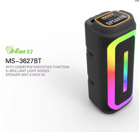 Multimedia Speaker with RGB Lighting: