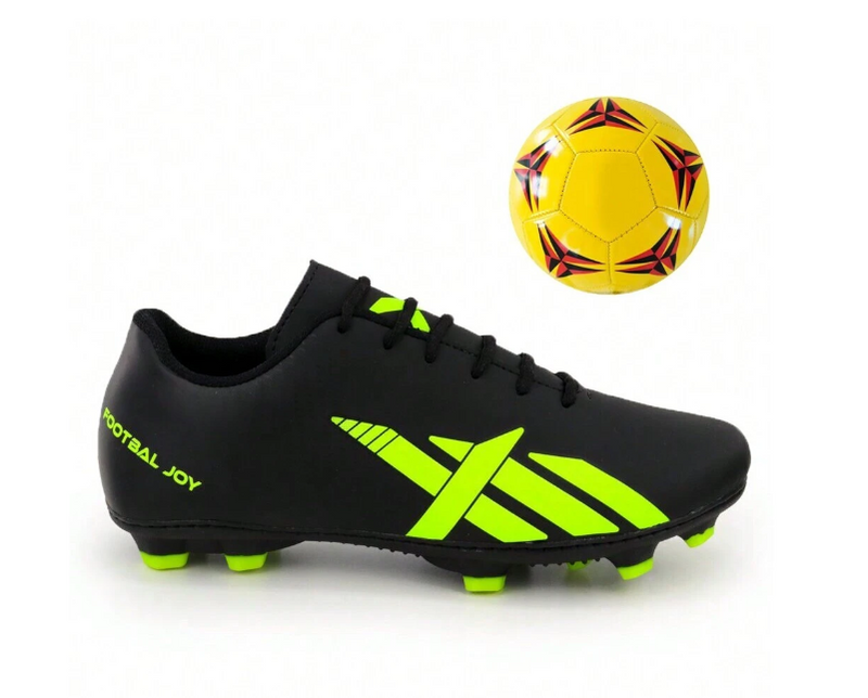 Chuteira Campo Trava Profissional Costura Reforçada Bola