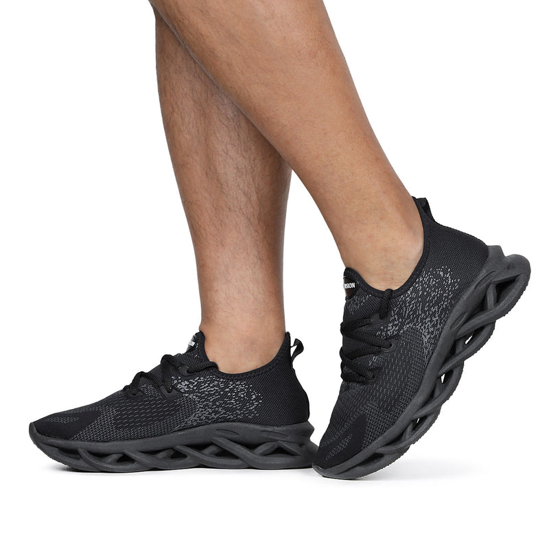 Cloud Ascension Black Running Shoes