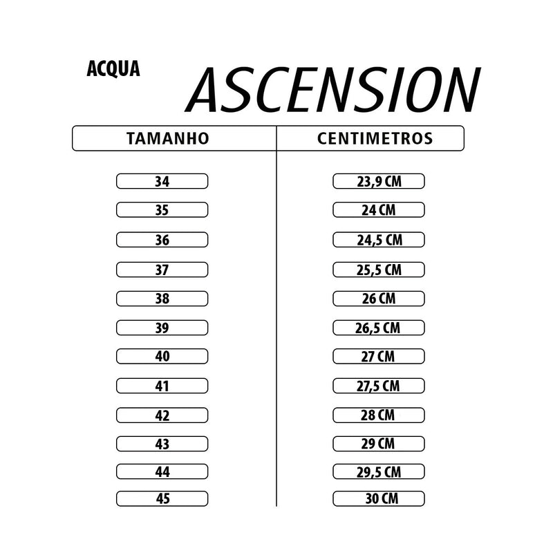 Tênis Sapatilha Ascension Acqua Basic