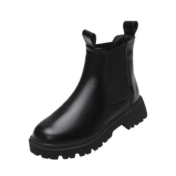 Bota Feminina Cano Curto - Round Pounch - Teus Pulos