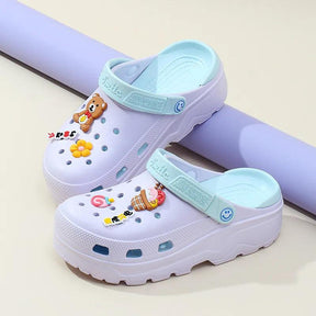 Sandália Crocs Infantil Antiderrapante Mel - Teus Pulos