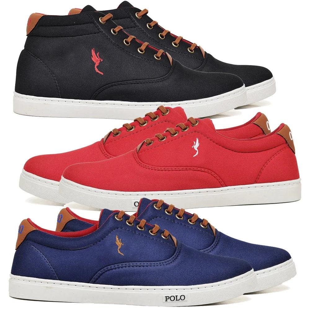 Kit 3 Pares Tênis Masculino Casual - Teus Pulos