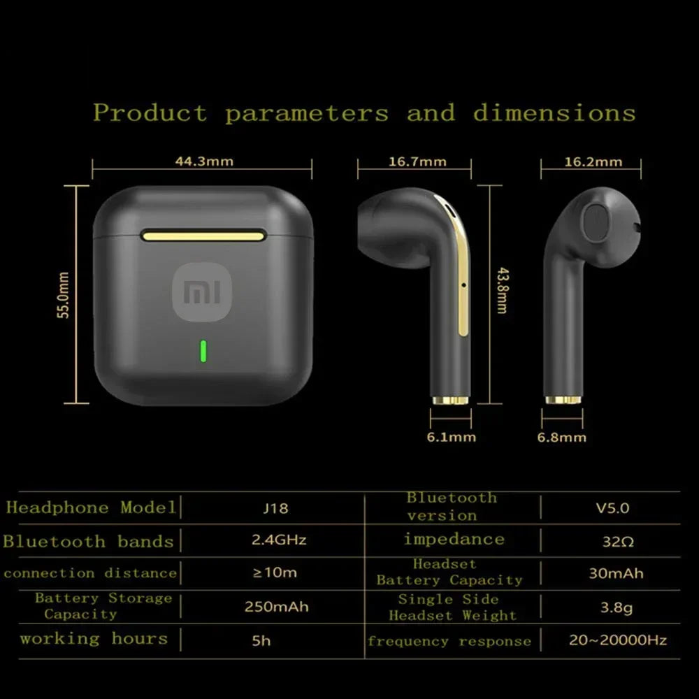 Auriculares Bluetooth inalámbricos verdaderos Xiaomi J18