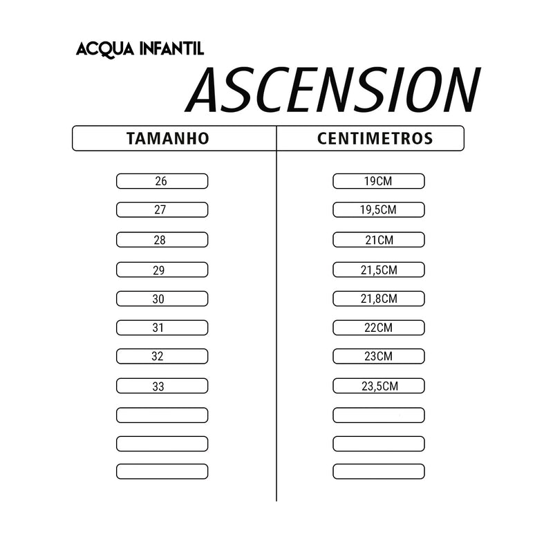 Tênis Sapatilha Infantil Ascension Acqua Basic Elite