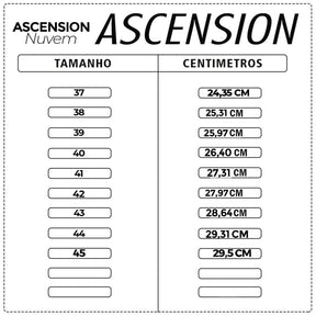 Tênis Corrida Ascension Nuvem Gold