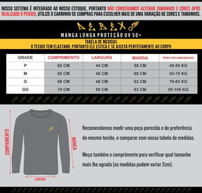 Kit 3 Camiseta Proteção Solar Térmica Compressão Feroz - Teus Pulos