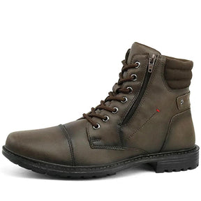 Bota Coturno Casual Tratorada Adventure com Ziper Lateral - Teus Pulos