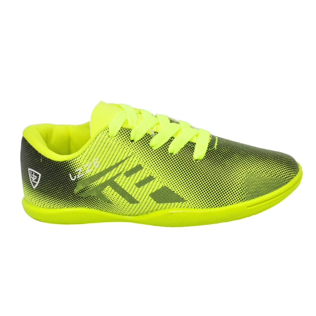 Chuteira Futsal Infantil Uzze Sport Kit Meião Caneleira Mochila