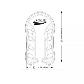 Caneleira Perlfex Futebol Aduldo Infantil Black