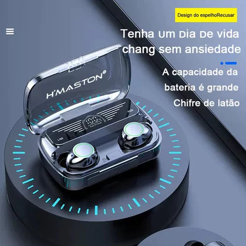 Fone Bluetooth H'maston RS-25 com Luz LED