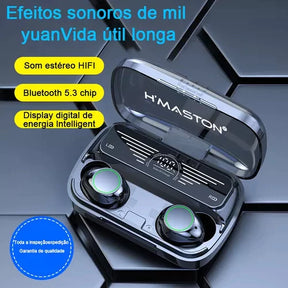 Fone Bluetooth H'maston RS-25 com Luz LED