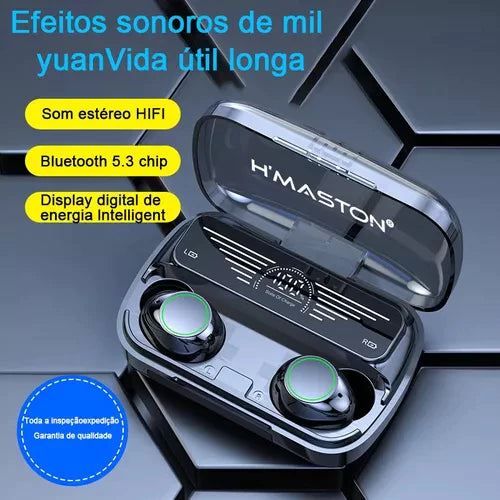 Fone Bluetooth H'maston RS-25 com Luz LED