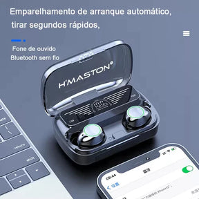 Fone Bluetooth H'maston RS-25 com Luz LED