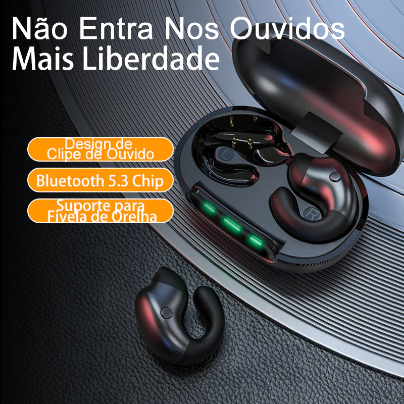 Fone de Ouvido H'maston RS-58 Bluetooth 5.3 Luz LED