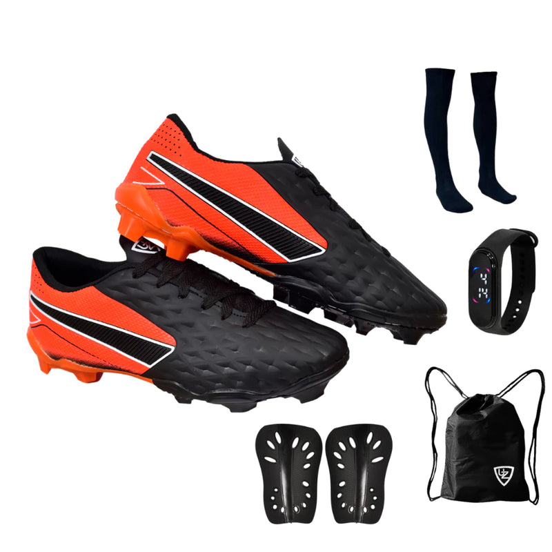 Chuteira Campo Impactor Uzze Sport Kit Completo