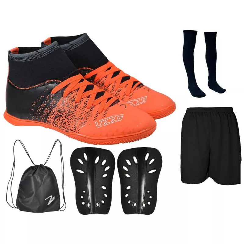 Chuteira Futsal Uzze Sport Botinha Kit