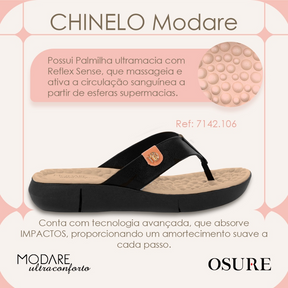 Chinelo Ortopédico Modare Ultraconforto Feminino