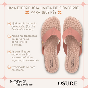 Chinelo Ortopédico Modare Ultraconforto Feminino