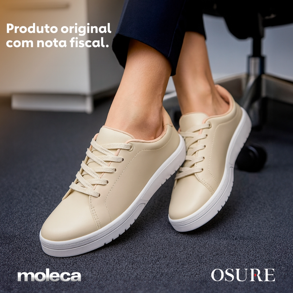 Tênis Moleca Feminino Casual Clássico Plataforma
