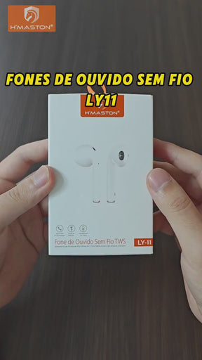 H'maston LY-11 Fone de Ouvido Sem Fio TWS Bluetooth Com Microfone