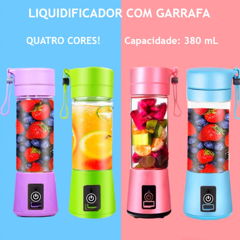 Liquidificador Portátil - Shake Juice - Teus Pulos