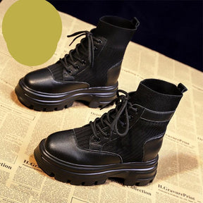 Bota Coturno Feminina Cano Longo - New Casual - Teus Pulos