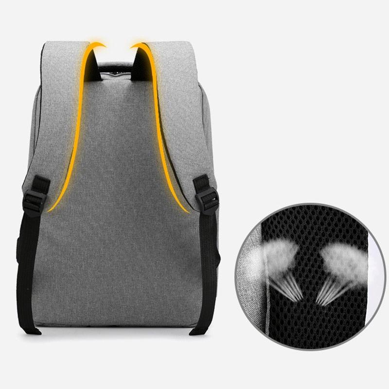 MOCHILA EXECUTIVA PROVA D`AGUA COM CARREGAMENTO USB - Teus Pulos