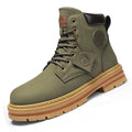 Bota de Couro Coturno Cano Curto - Military - Teus Pulos