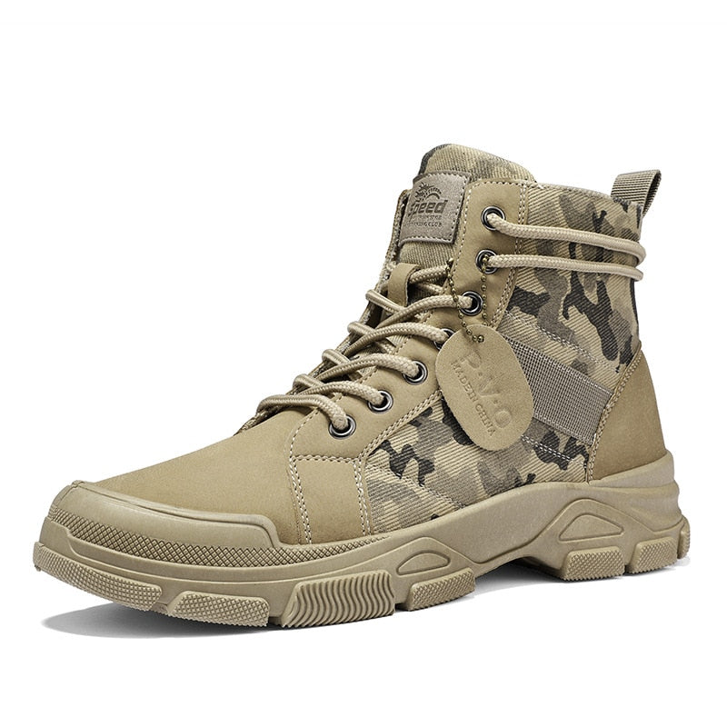 Bota Cano Curto Masculino - Desert Military - Teus Pulos