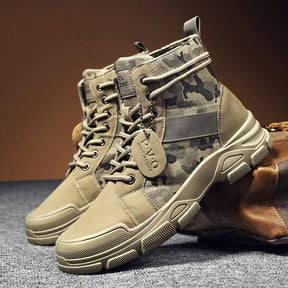 Bota Cano Curto Masculino - Desert Military - Teus Pulos